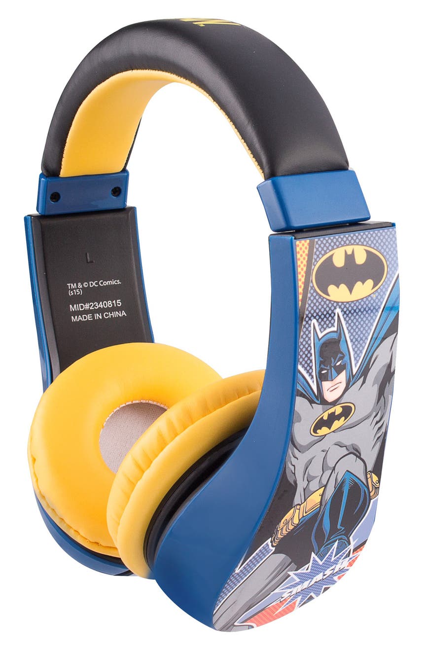 Формованные детские безопасные наушники DC Batman Deluxe VIVITAR