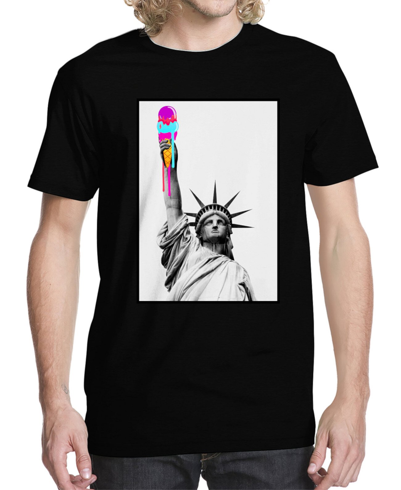 Мужская футболка Liberty Cream Graphic Buzz Shirts