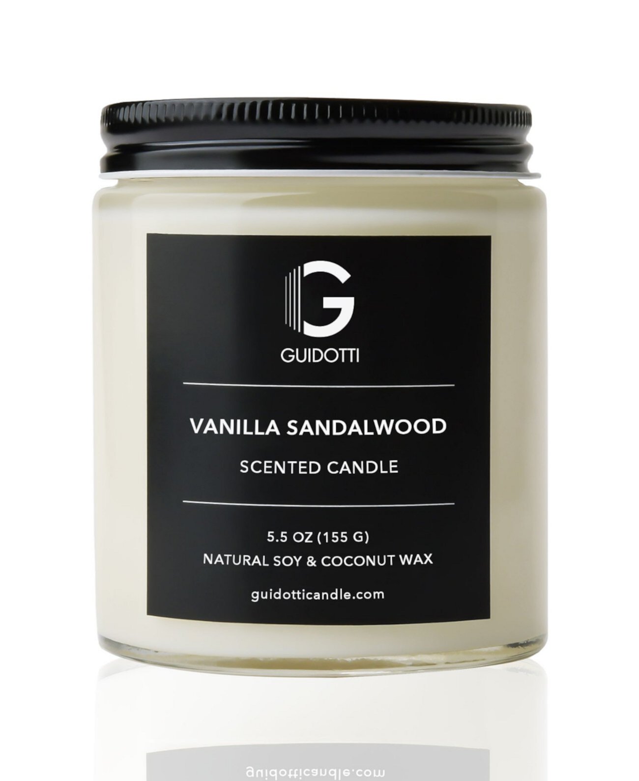 Свеча с запахом ванильного сандалового дерева, 1 фитиль, 5,5 унции Guidotti Candle
