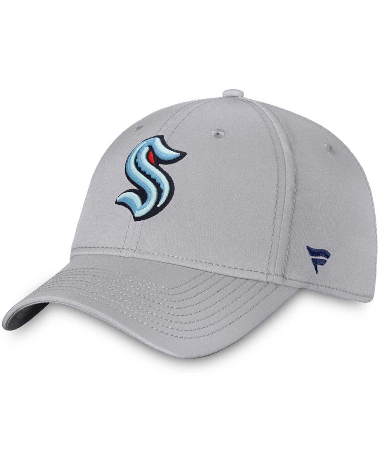 Мужская эластичная кепка с логотипом Fanatics Seattle Kraken Primary Authentic NHL Headwear