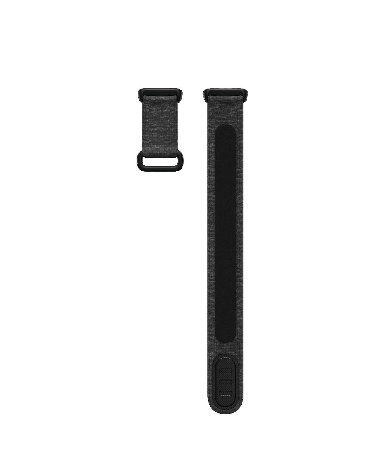 Charge 5 Темно-серый нейлоновый и полиэфирный ремешок с крючком и петлей, большой Fitbit