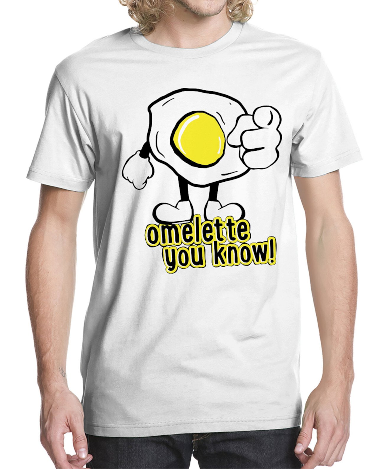 Мужская футболка с рисунком Omelette You Know V1 Buzz Shirts