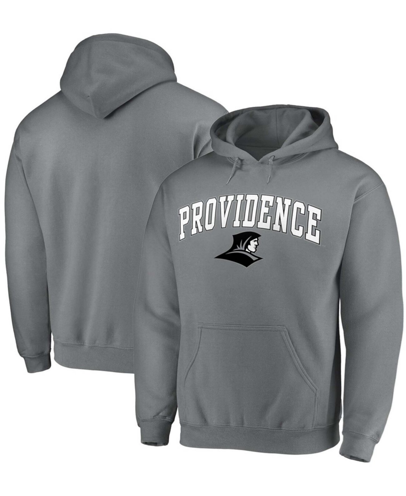 Мужской темно-серый пуловер с капюшоном Providence Friars Campus Fanatics
