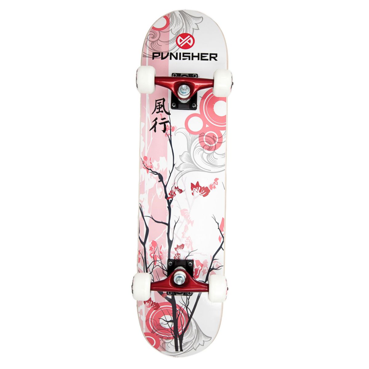 Punisher Skateboards Cherry Blossom 31-in. ABEC-7 Complete Skateboard Punisher Skateboards