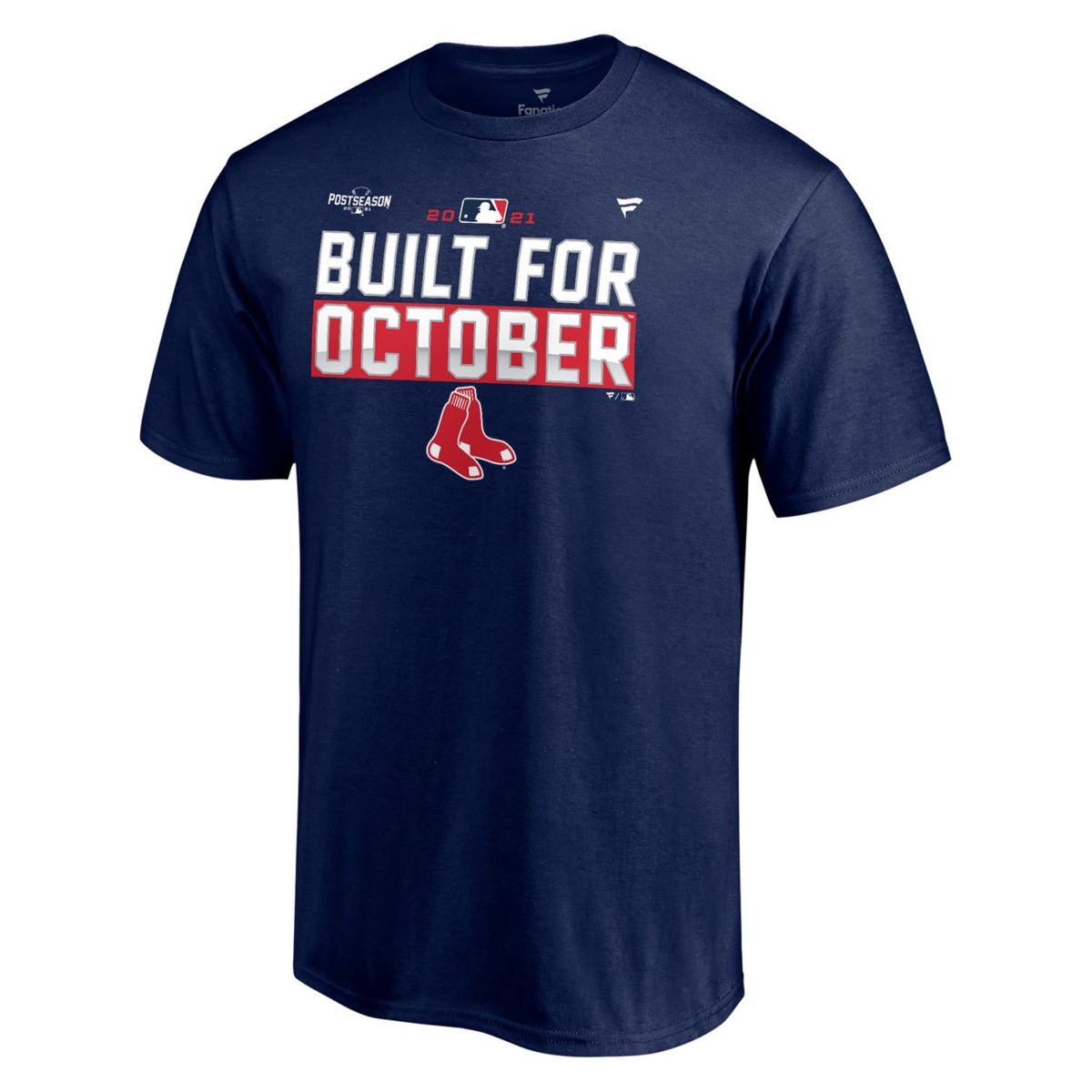 Мужская футболка Fanatics Boston Red Sox 2021 MLB с участником постсезона MLB