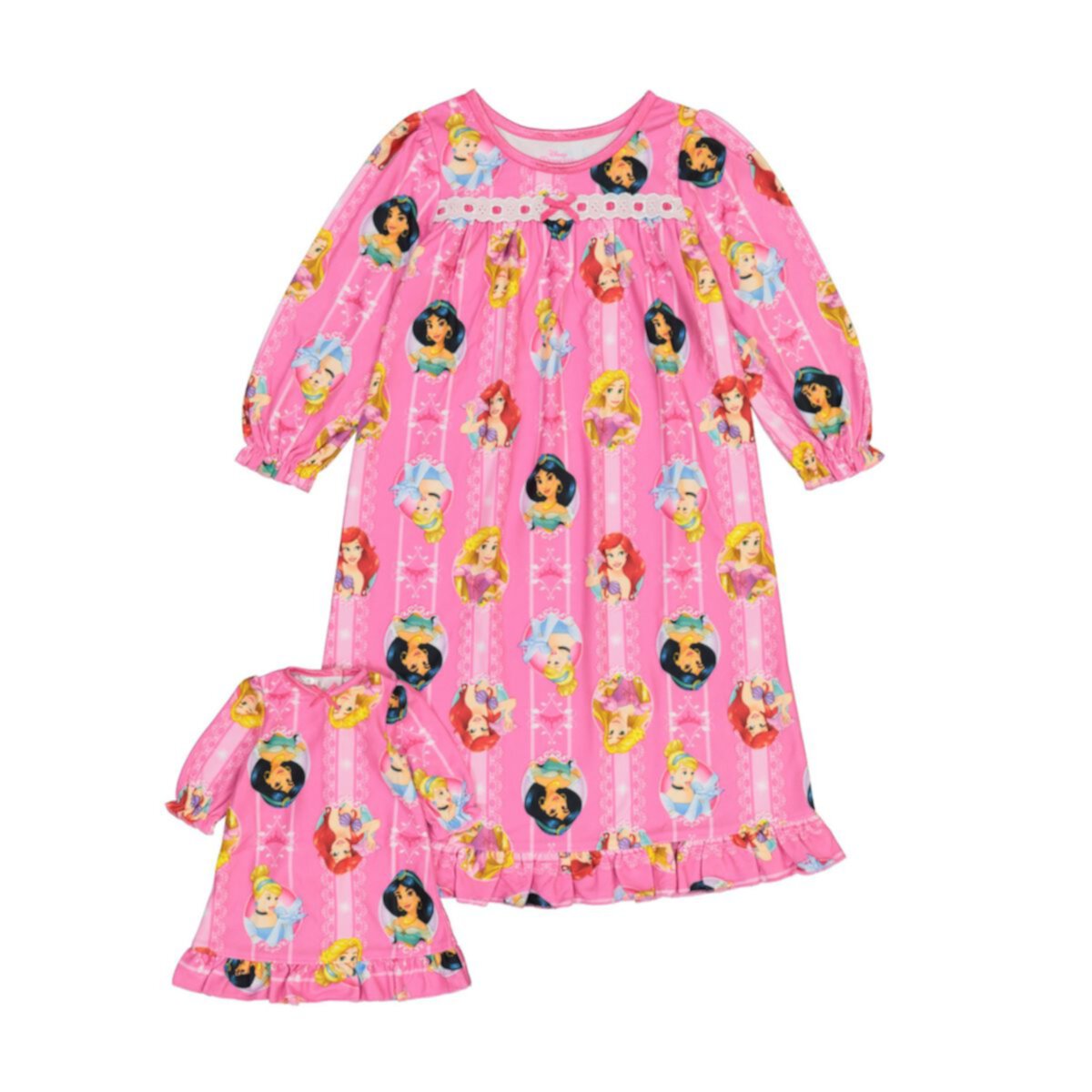 Комплект ночного платья и платья для кукол принцессы Диснея для маленьких девочек Licensed Character