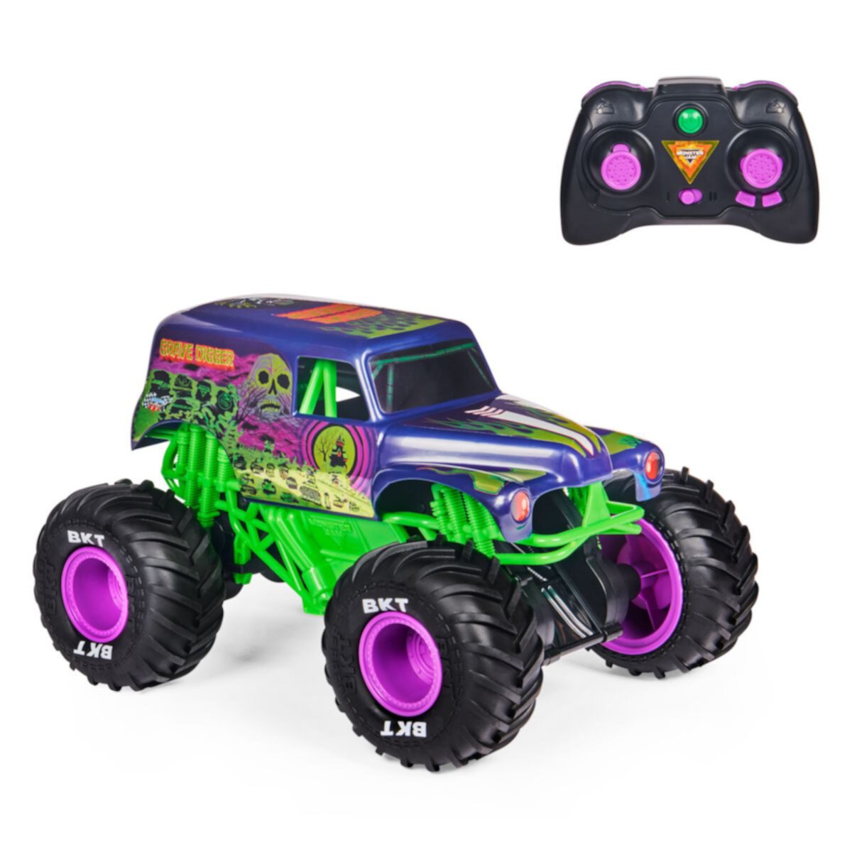 Заказать Игрушечный транспорт Monster Jam Официальный Grave Digger  Freestyle Force Пульт Дистанционного Управления Автомобиль Monster Truck  Игрушка Monster Jam, цвет - нет цвета, по цене 7 920 рублей на маркетплейсе  Usmall.ru