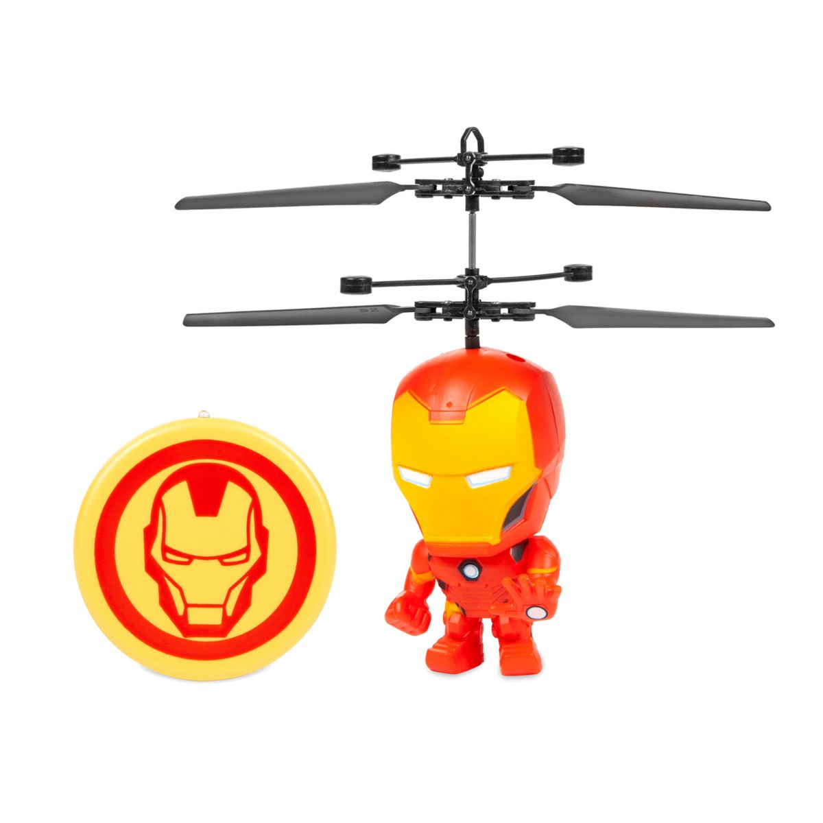 World Tech Toys Marvel Iron Man 3,5-дюймовая летающая фигура ИК НЛО Вертолет с большой головкой World Tech Toys
