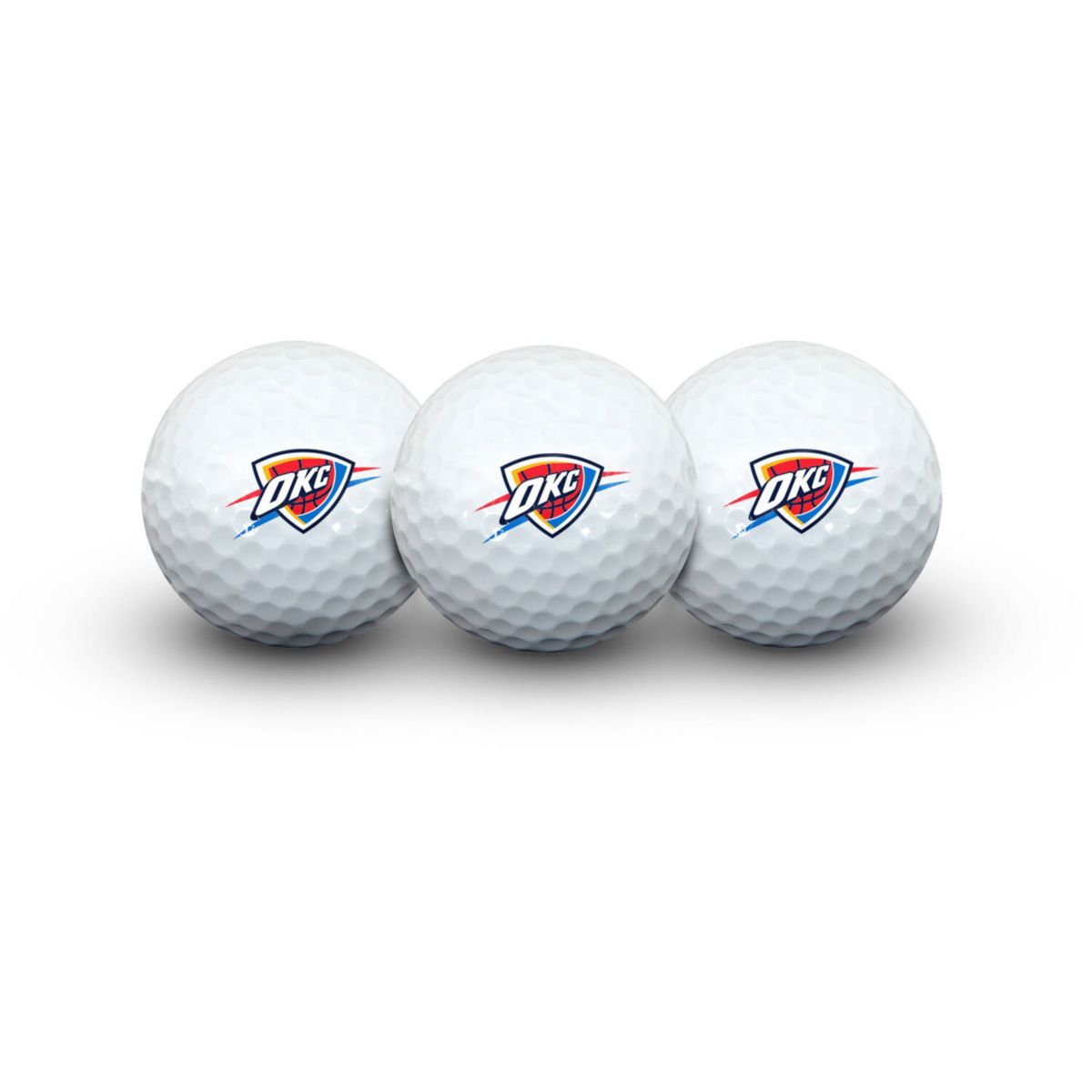 WinCraft Oklahoma City Thunder 3 Golf Balls In Clamshell Unbranded