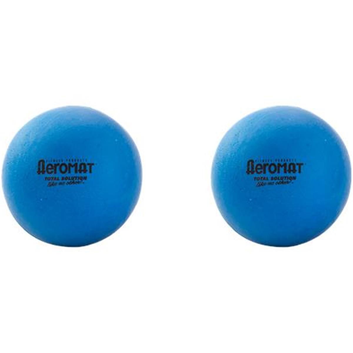 AeroMat 35310 3-дюймовый мини-жесткий массажный мяч - синий мягкий Aeromat