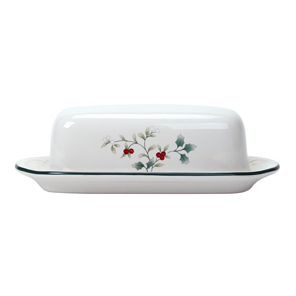 Pfaltzgraff Winterberry Covered Butter Dish Pfaltzgraff