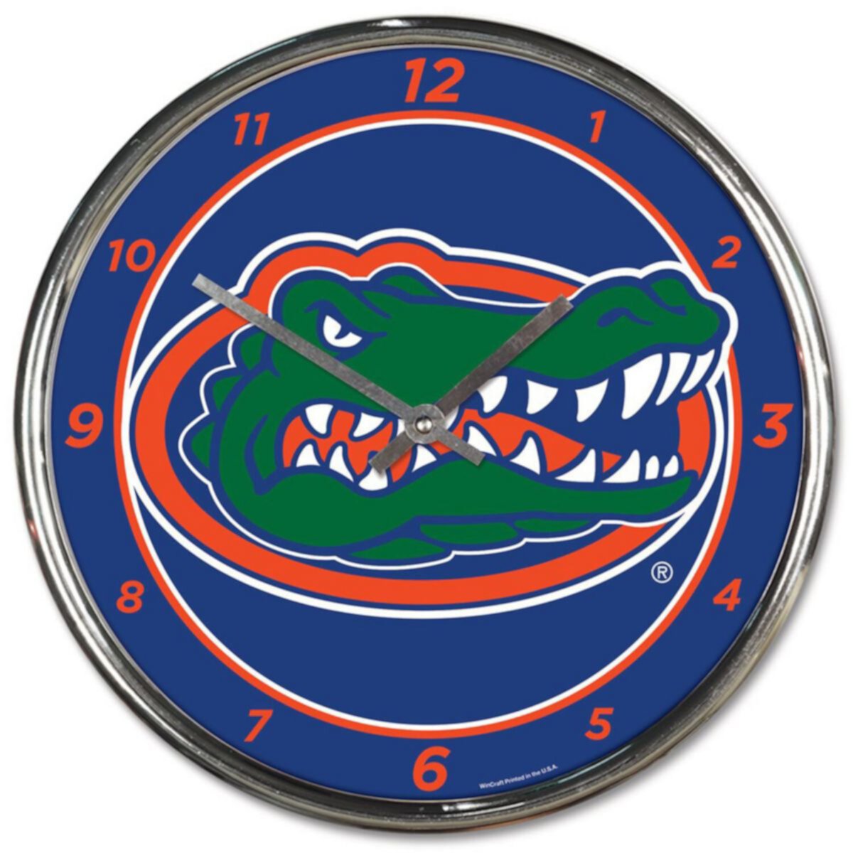 Хромированные настенные часы WinCraft Florida Gators Unbranded