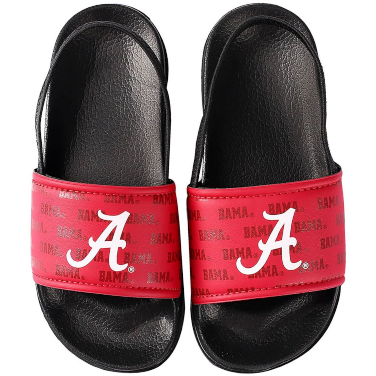 Детские Сандалии FOCO Alabama Crimson Tide Wordmark Legacy Unbranded