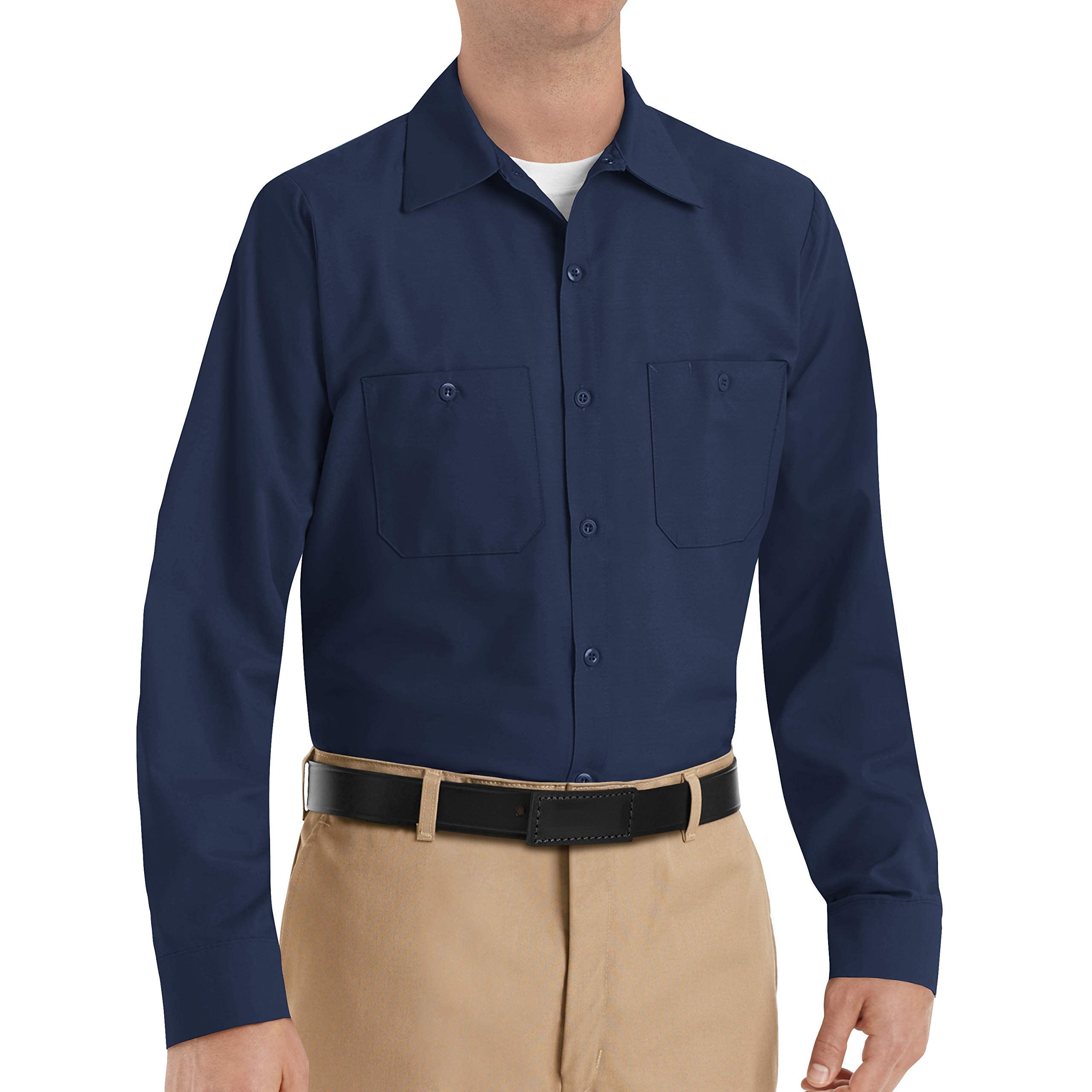 Мужская рабочая рубашка с длинным рукавом в индустриальном стиле Red Kap