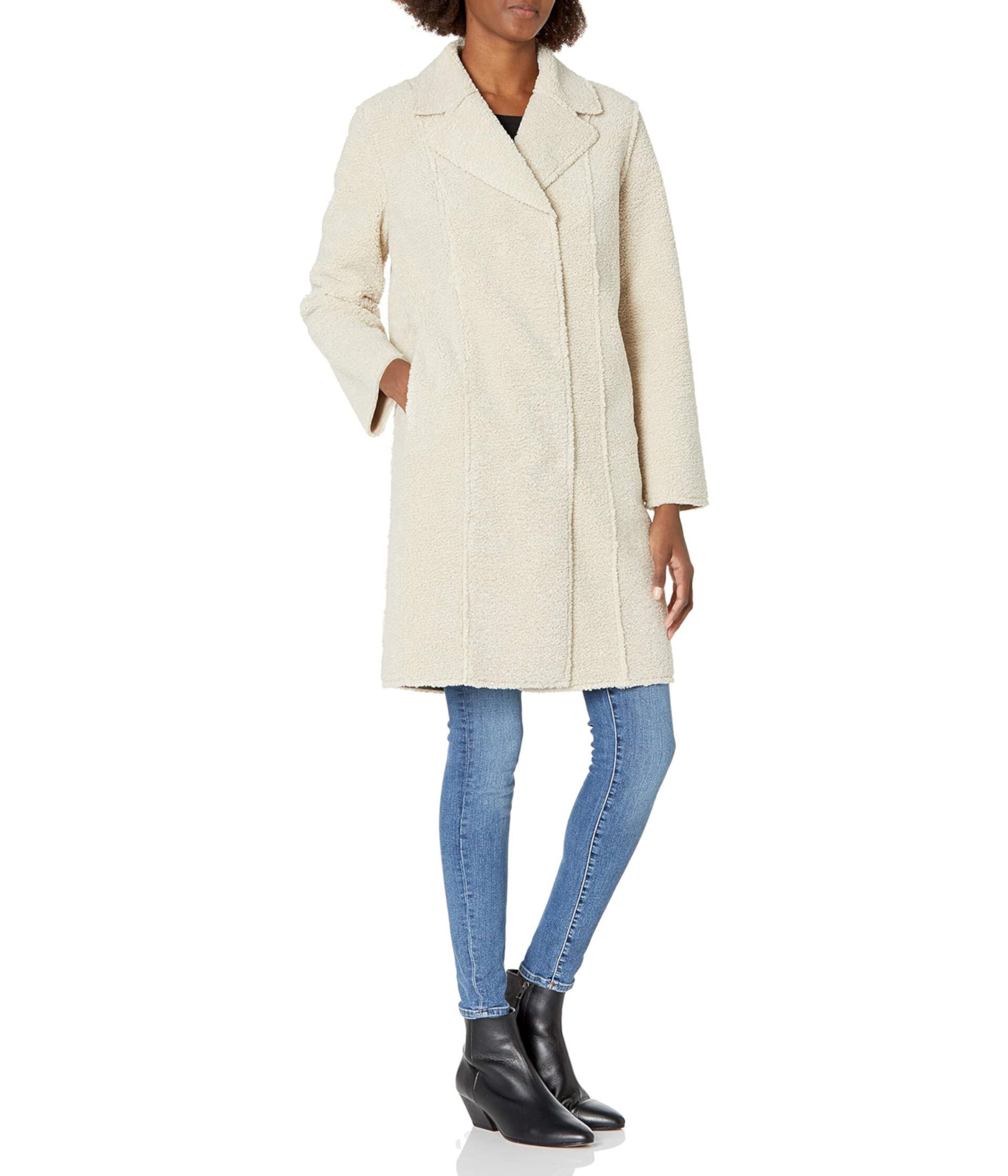 Пальто Meryl из искусственной шерпы Velvet by Graham & Spencer