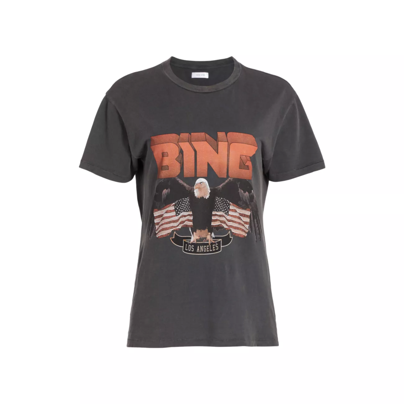 Винтажная футболка с логотипом ANINE BING
