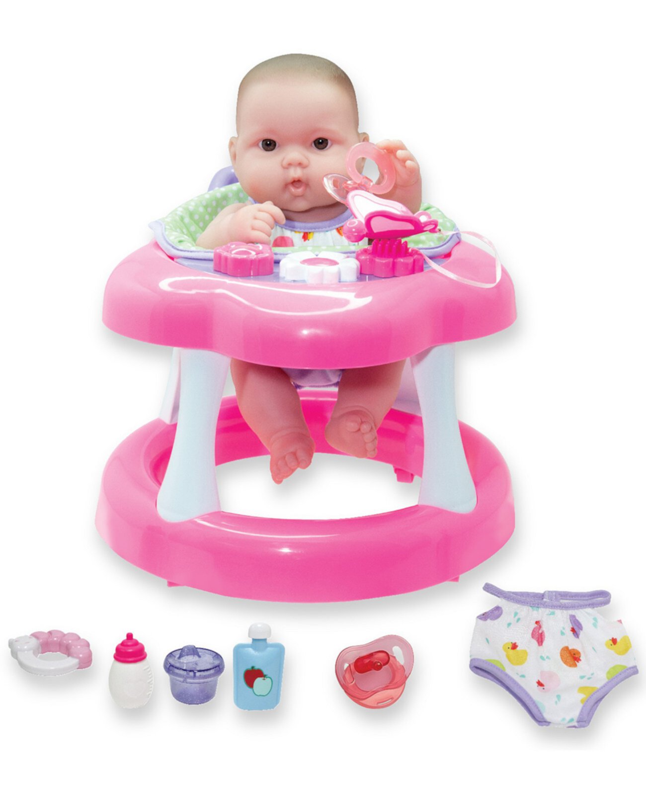 Подарочный набор ходунков для кукол Lots to Love Babies, 14 дюймов, 9 предметов JC Toys