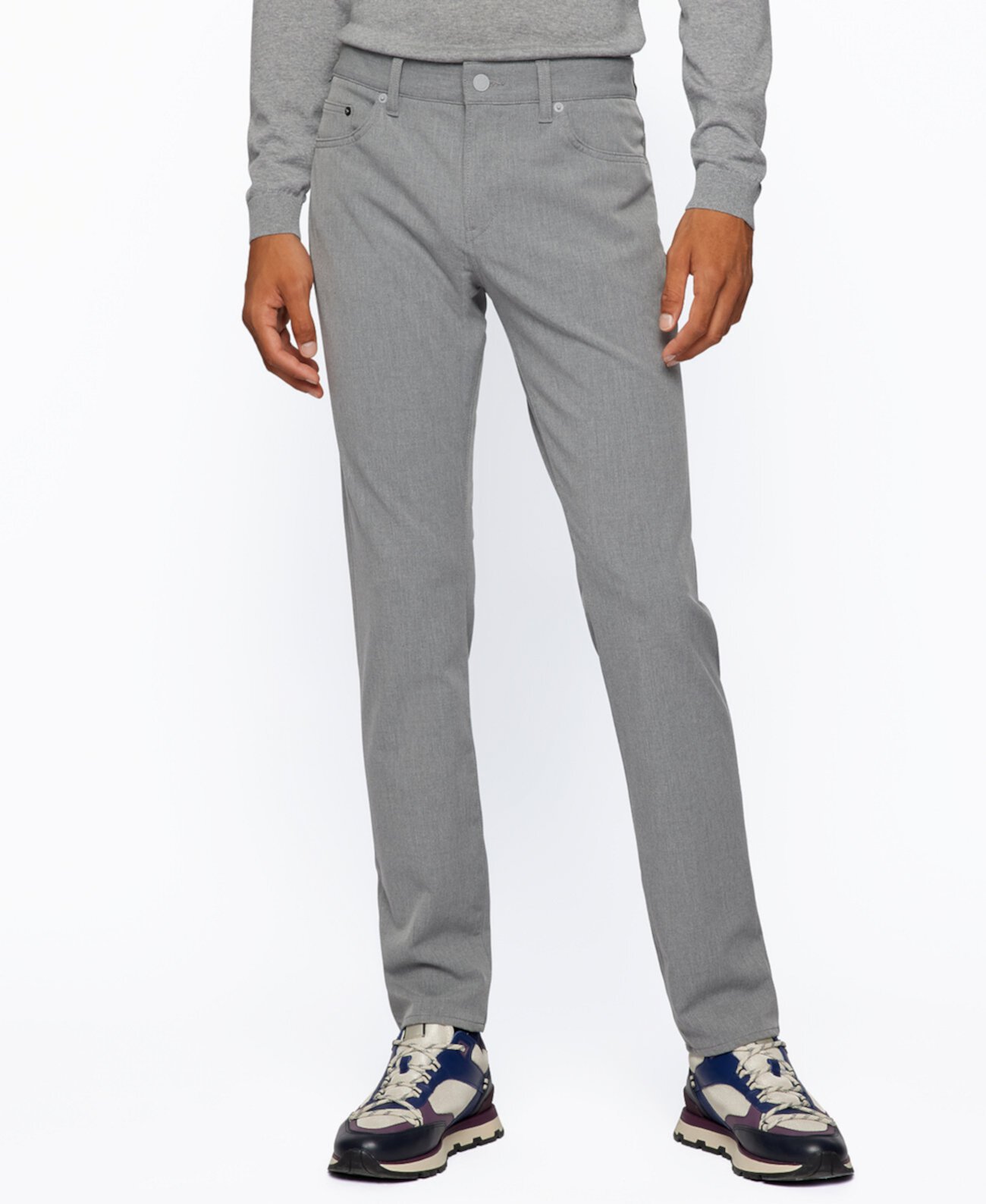 boss bodywear jogging bottoms grey