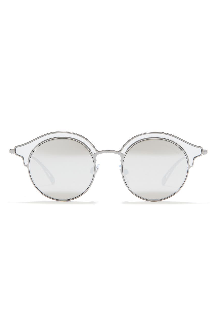 Круглые модные солнцезащитные очки 46 мм Emporio Armani