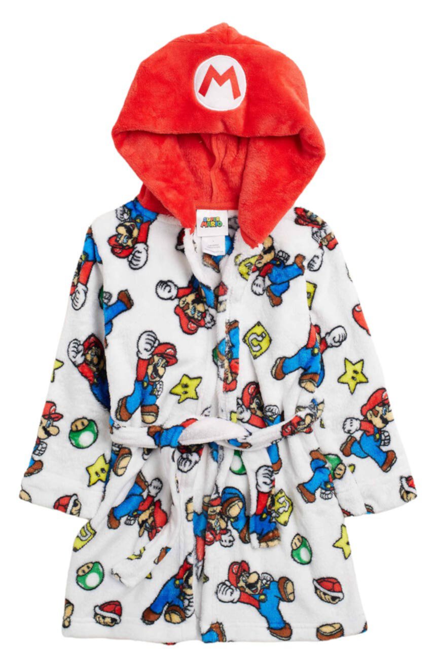 Плюшевый флисовый халат с капюшоном Super Mario Komar