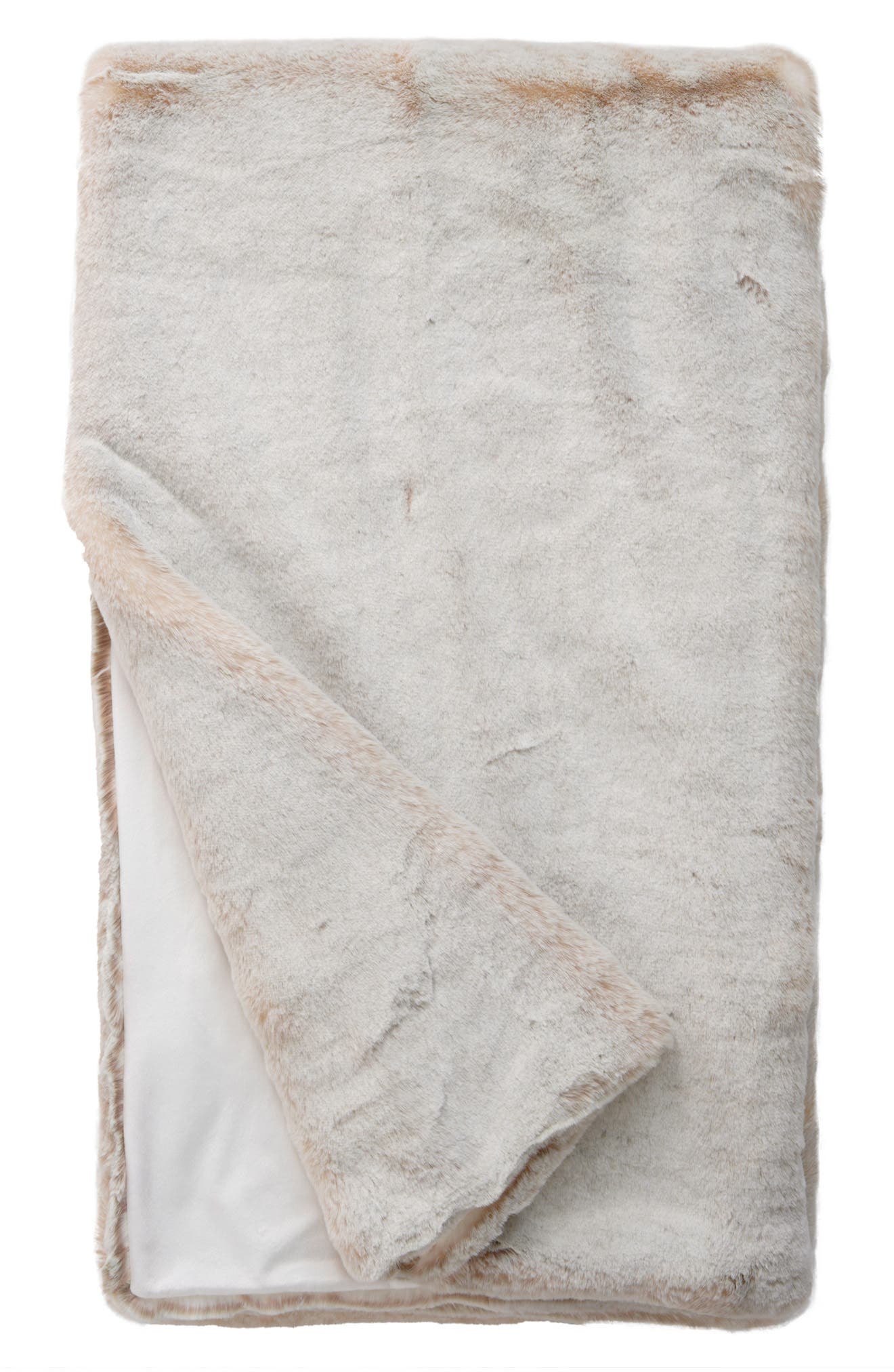 Плед из искусственного меха норки с жемчугом из коллекции Couture - 60 x 60 дюймов DONNA SALYERS FABULOUS FURS
