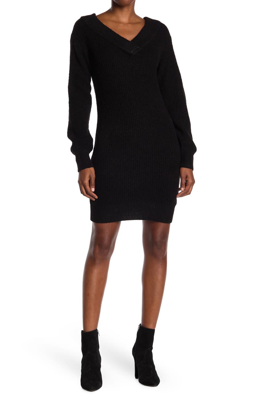 Платье-свитер с V-образным вырезом Cloth By Design