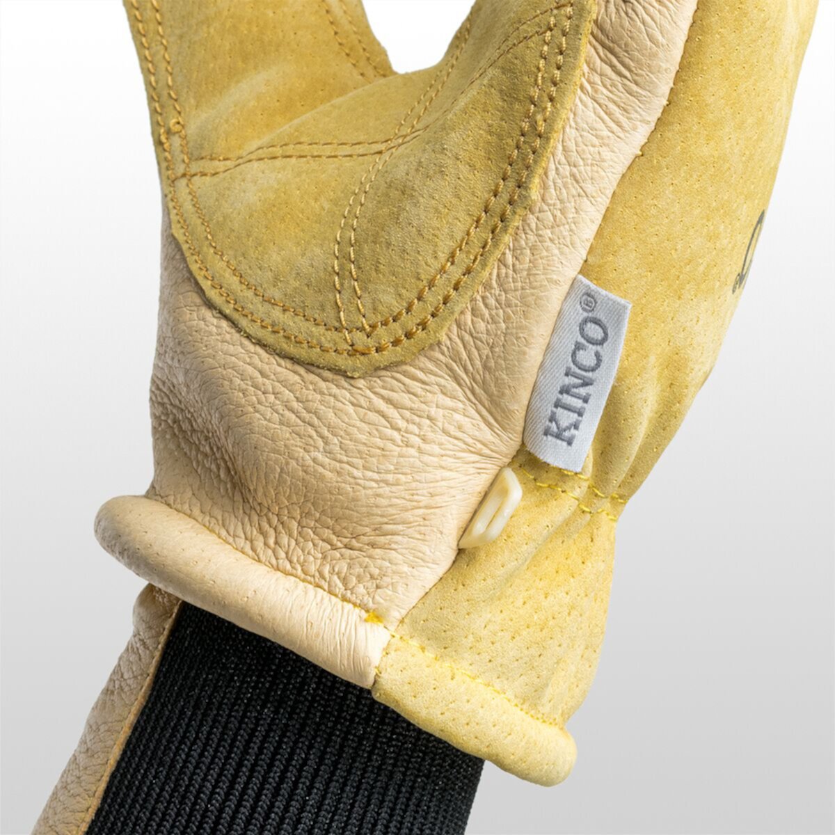 Лыжные перчатки на подкладке из зерновой ткани и замши из свиной кожи премиум-класса + манжеты Omni-Cuff Kinco