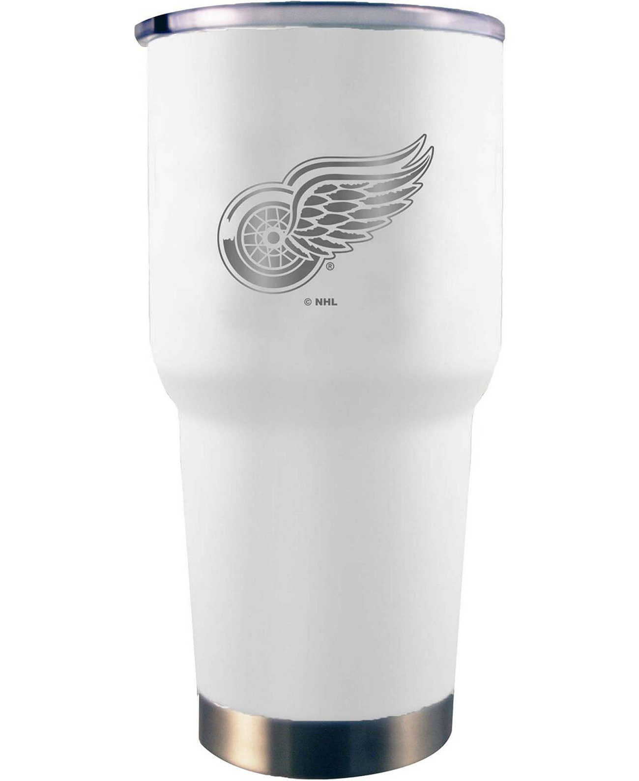 Белый - Стакан с логотипом команды Detroit Red Wings на 30 унций Memory Company