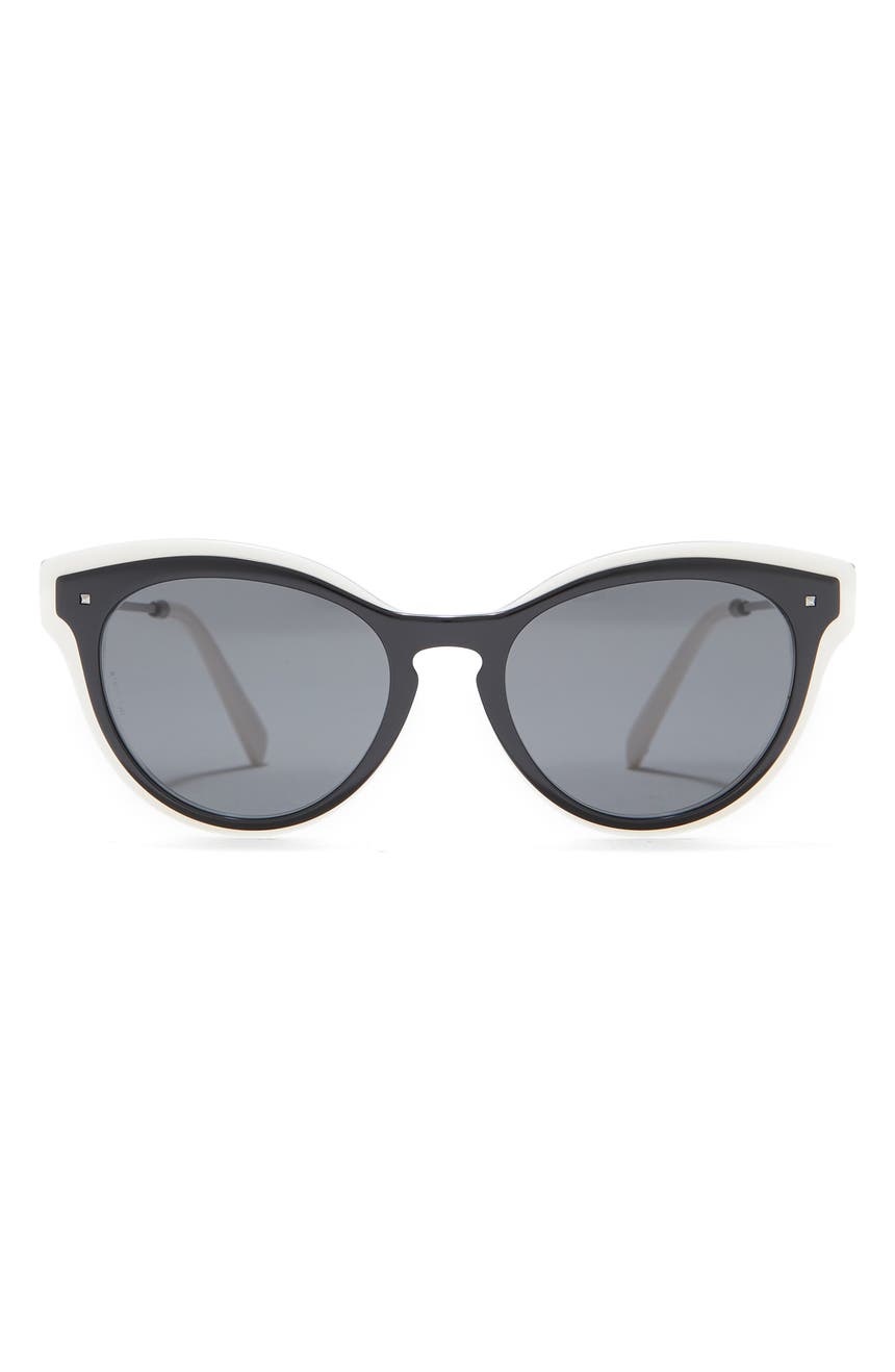Солнцезащитные очки «кошачий глаз» 51 мм Valentino