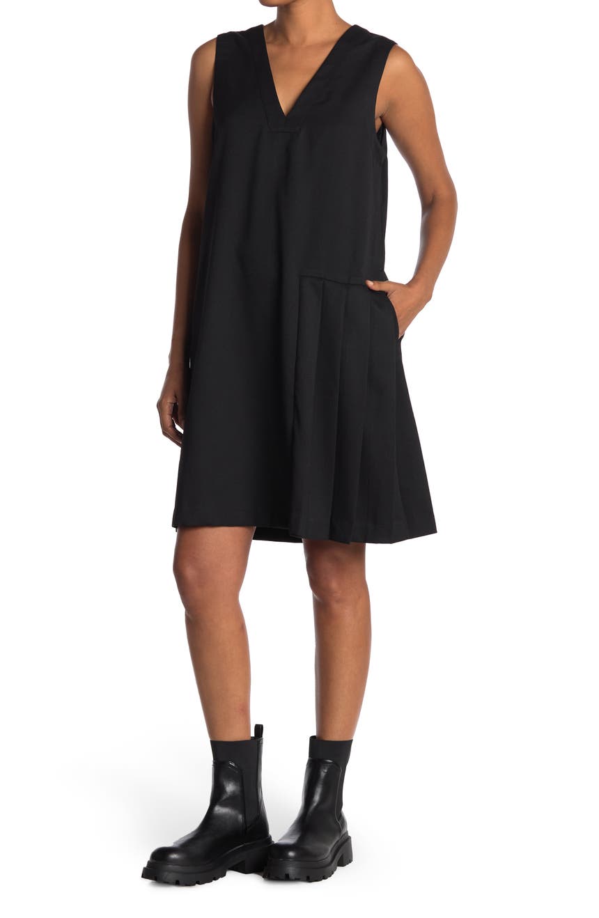 Асимметричное платье с V-образным вырезом Billy Reid
