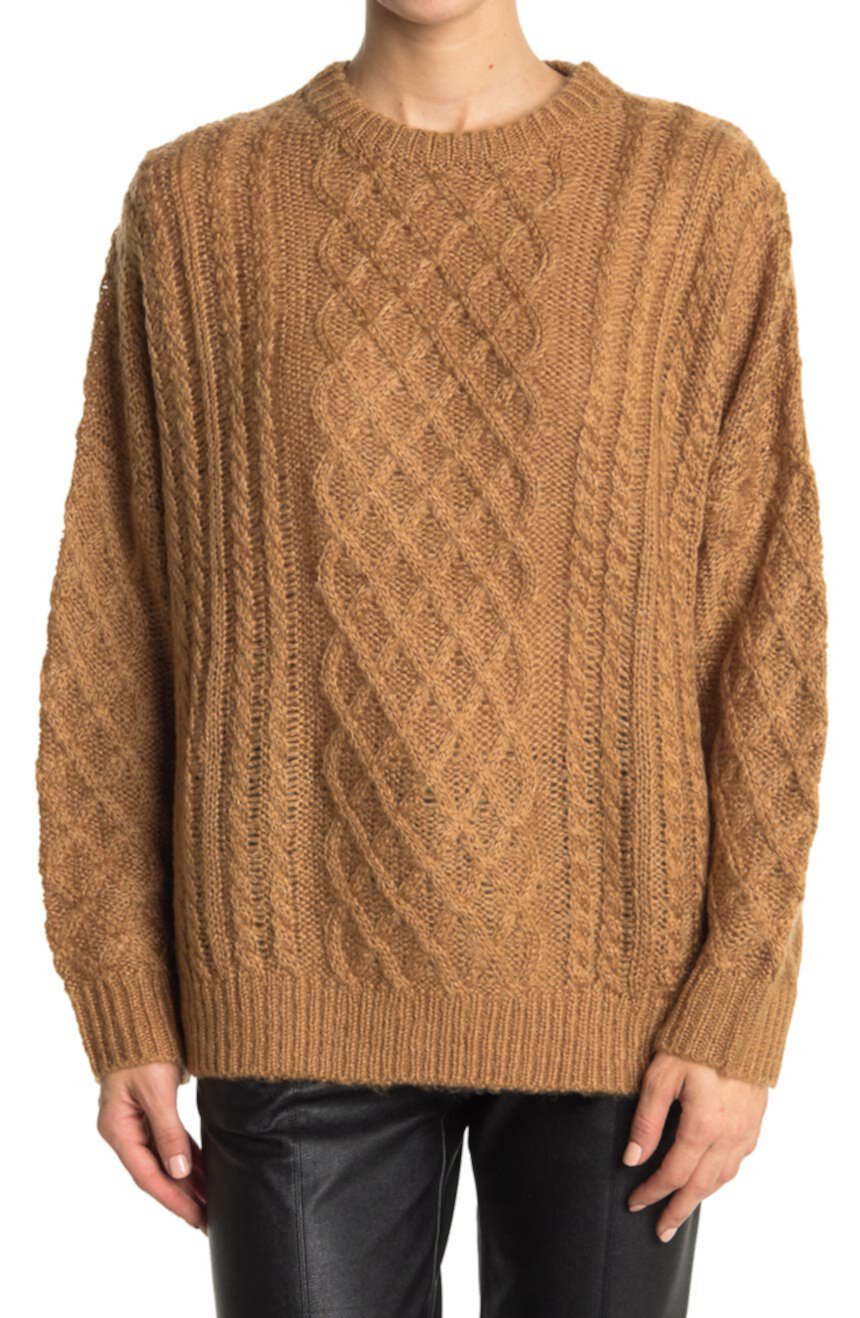Свободный вязаный свитер CALI BE