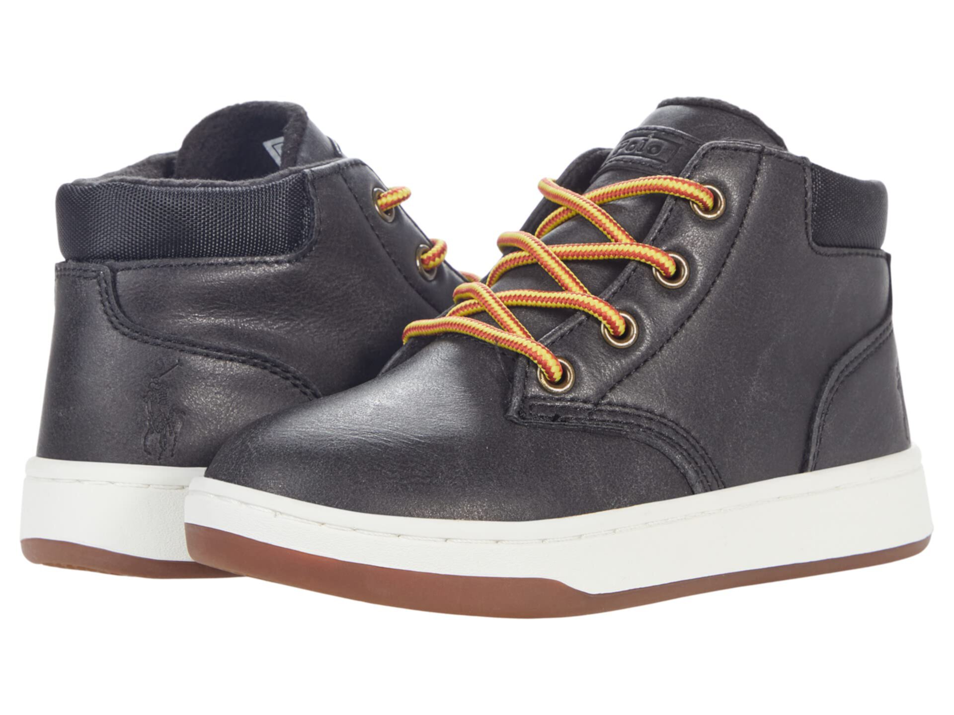 Polo Court Sneaker Boot (Little Kid) Polo Ralph Lauren