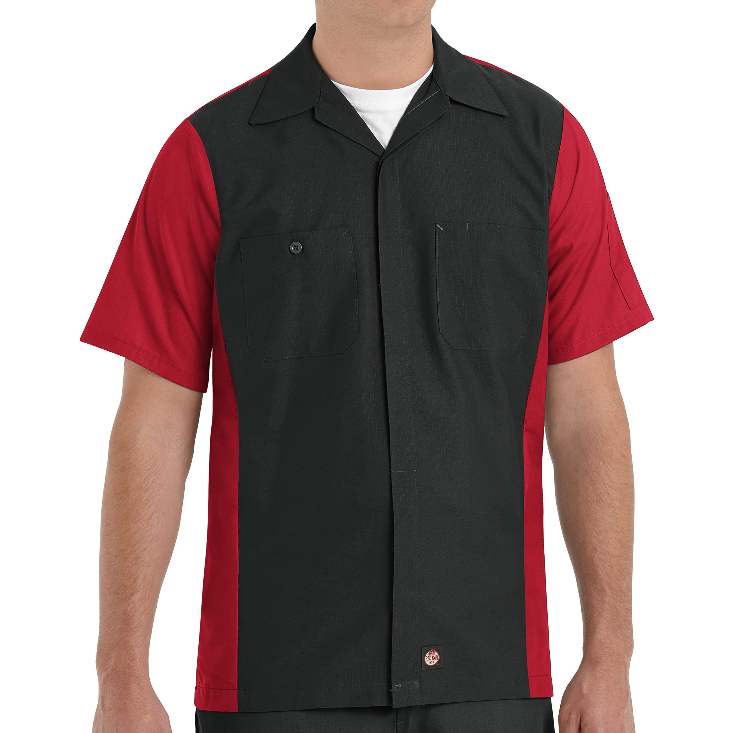 Рубашка с круглым вырезом Ripstop, короткий рукав Red Kap