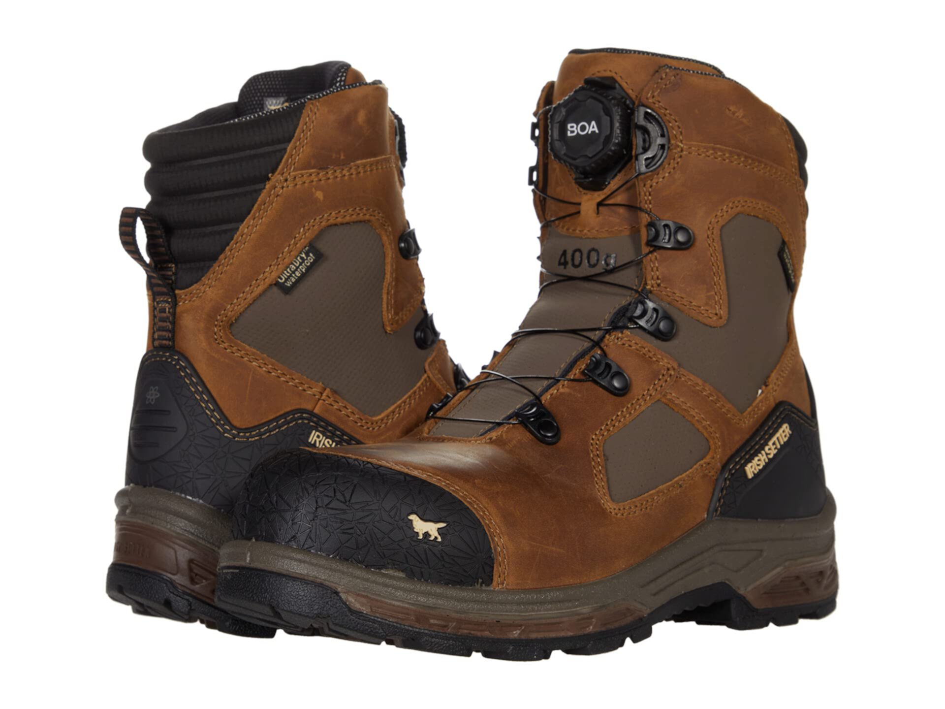 Мужские Рабочие ботинки Irish Setter Kasota BOA 8" Waterproof 400g CSA Composite-Toe EH Irish Setter