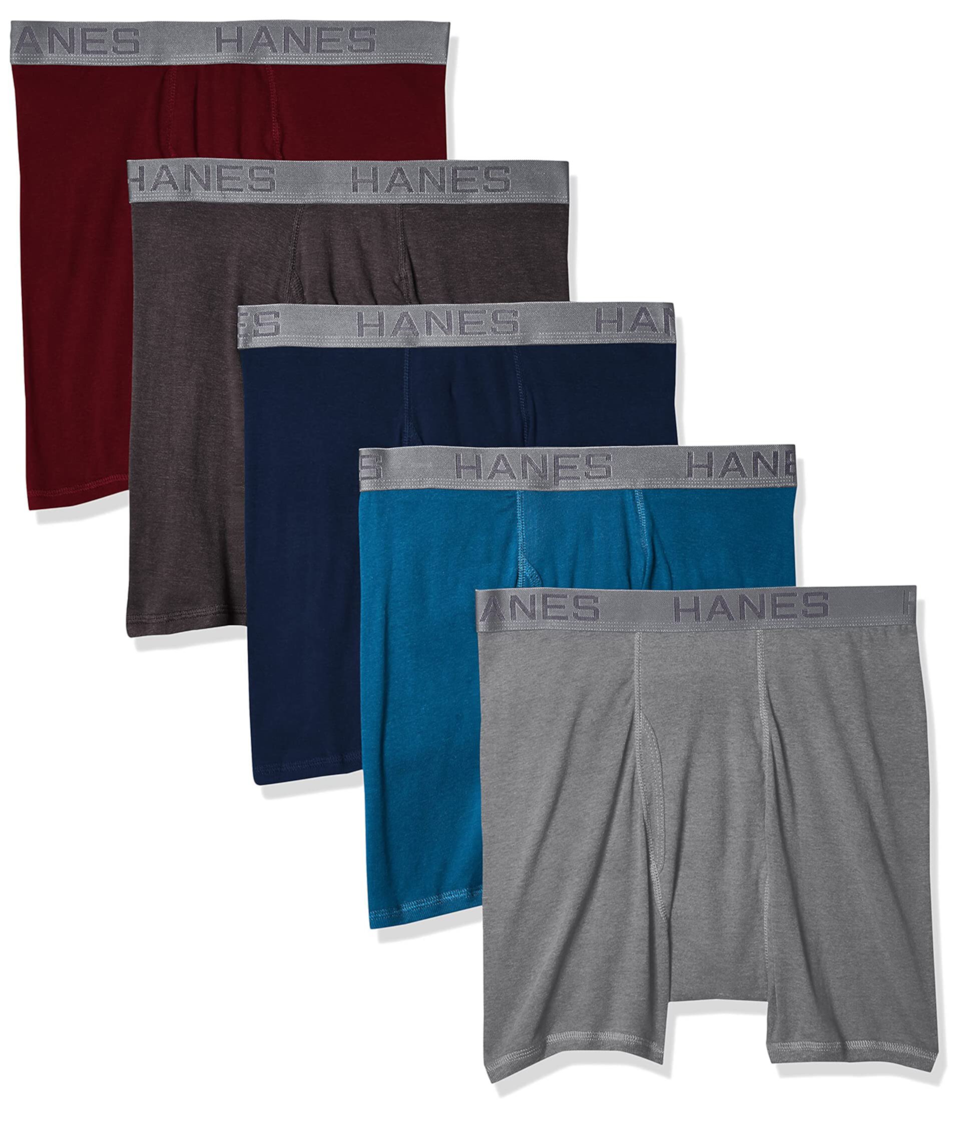 Мужские Трусы Hanes Ultimate® Boxer Briefs 5-Pack Hanes