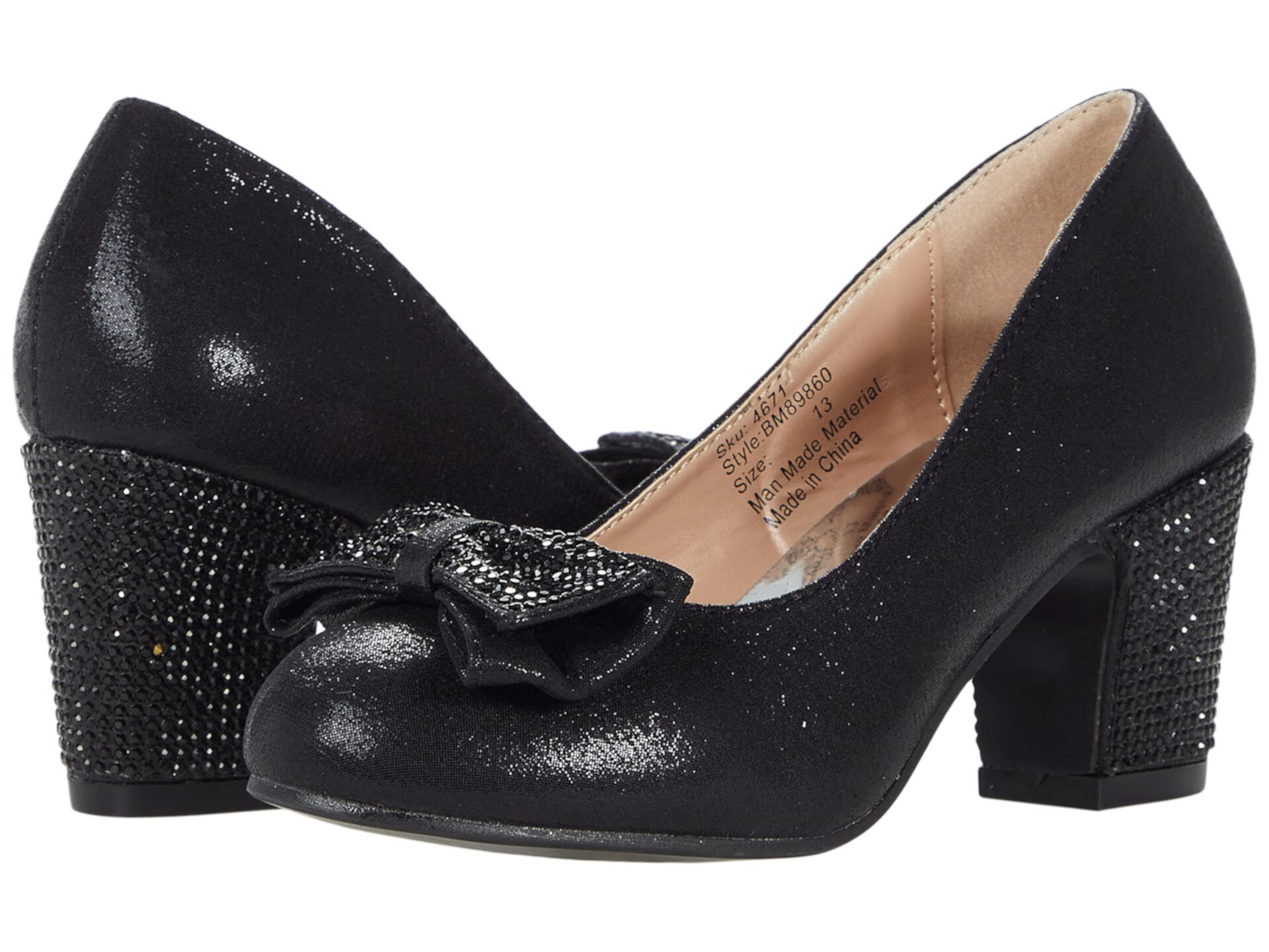 Brittany Bow Toe Pump (Little Kid/Big Kid) Badgley Mischka