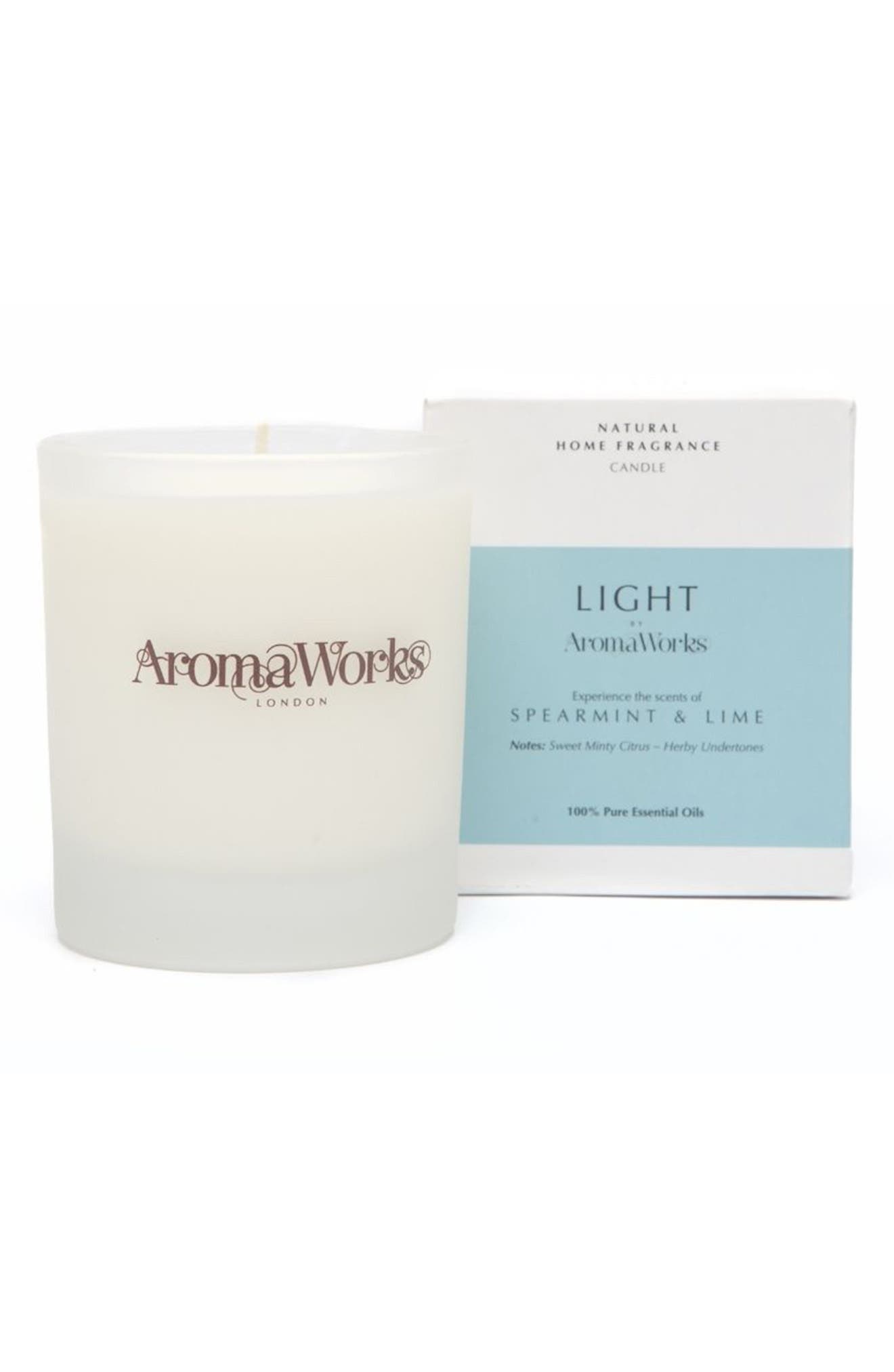 Мятно-лаймовая свеча AromaWorks