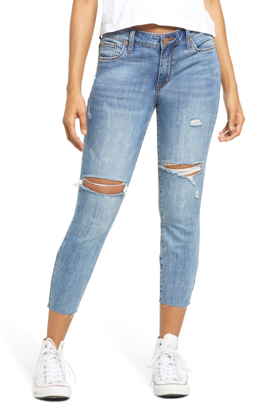 Укороченные джинсы-скинни Emma со средней посадкой STS BLUE
