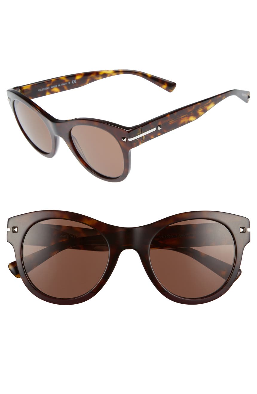 Круглые солнцезащитные очки 51 мм Valentino