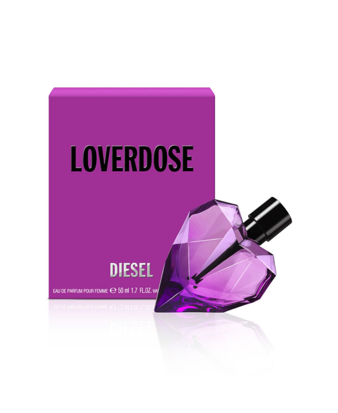 Женская парфюмерная вода Loverdose, 50 мл, нотки аниса, мандарина, жасмина и ванили Diesel