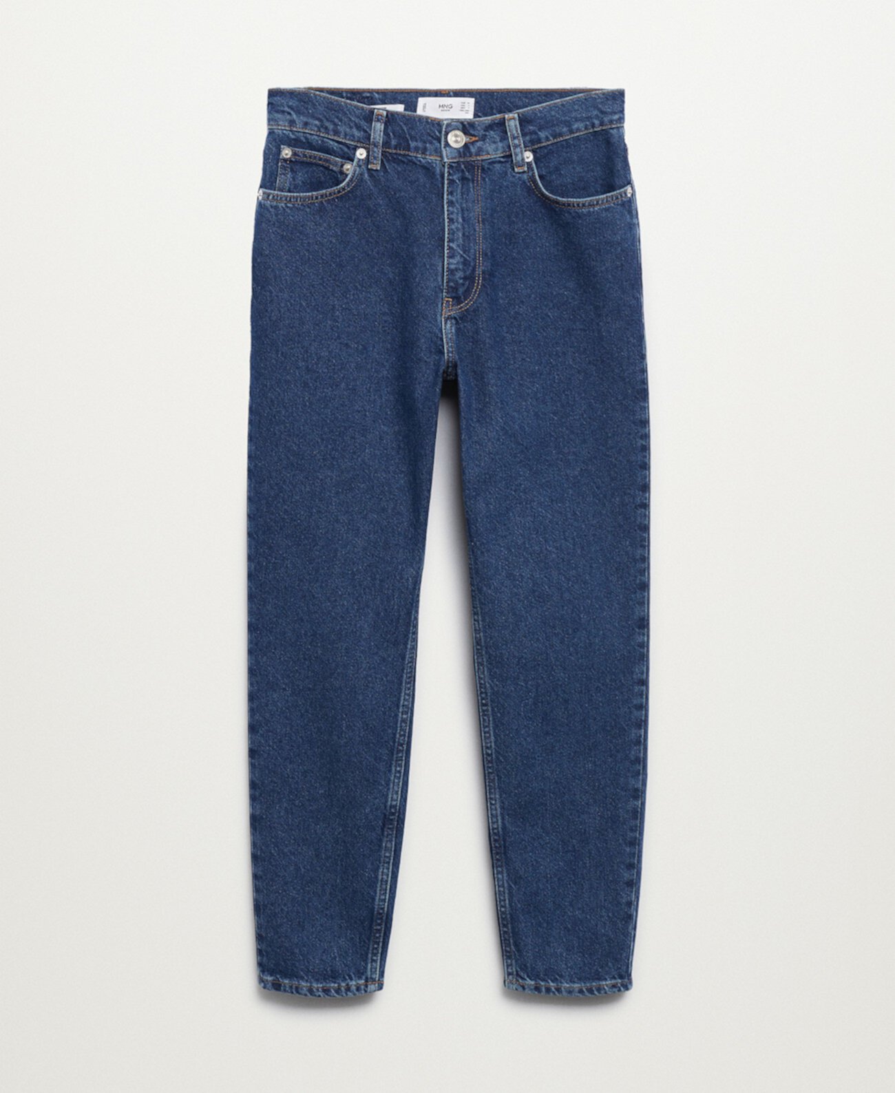 Женские хлопковые джинсы кроя для мам MANGO
