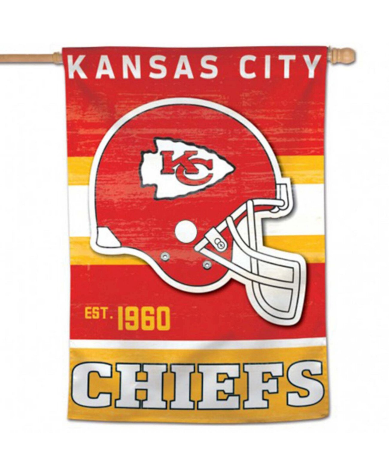 Односторонний баннер дома Multi Kansas City Chiefs 28 x 40 дюймов Wincraft