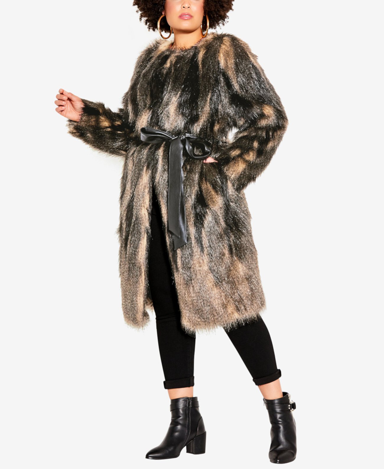 Куртка Diva в стиле 70-х Trendy Plus City Chic