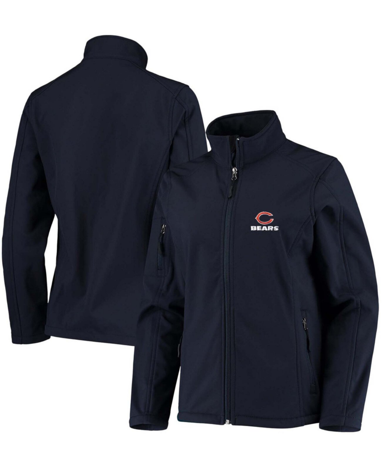 Женская Куртка Dunbrooke Sonoma Softshell с Полной Молнией Chicago Bears Темно-синяя Dunbrooke