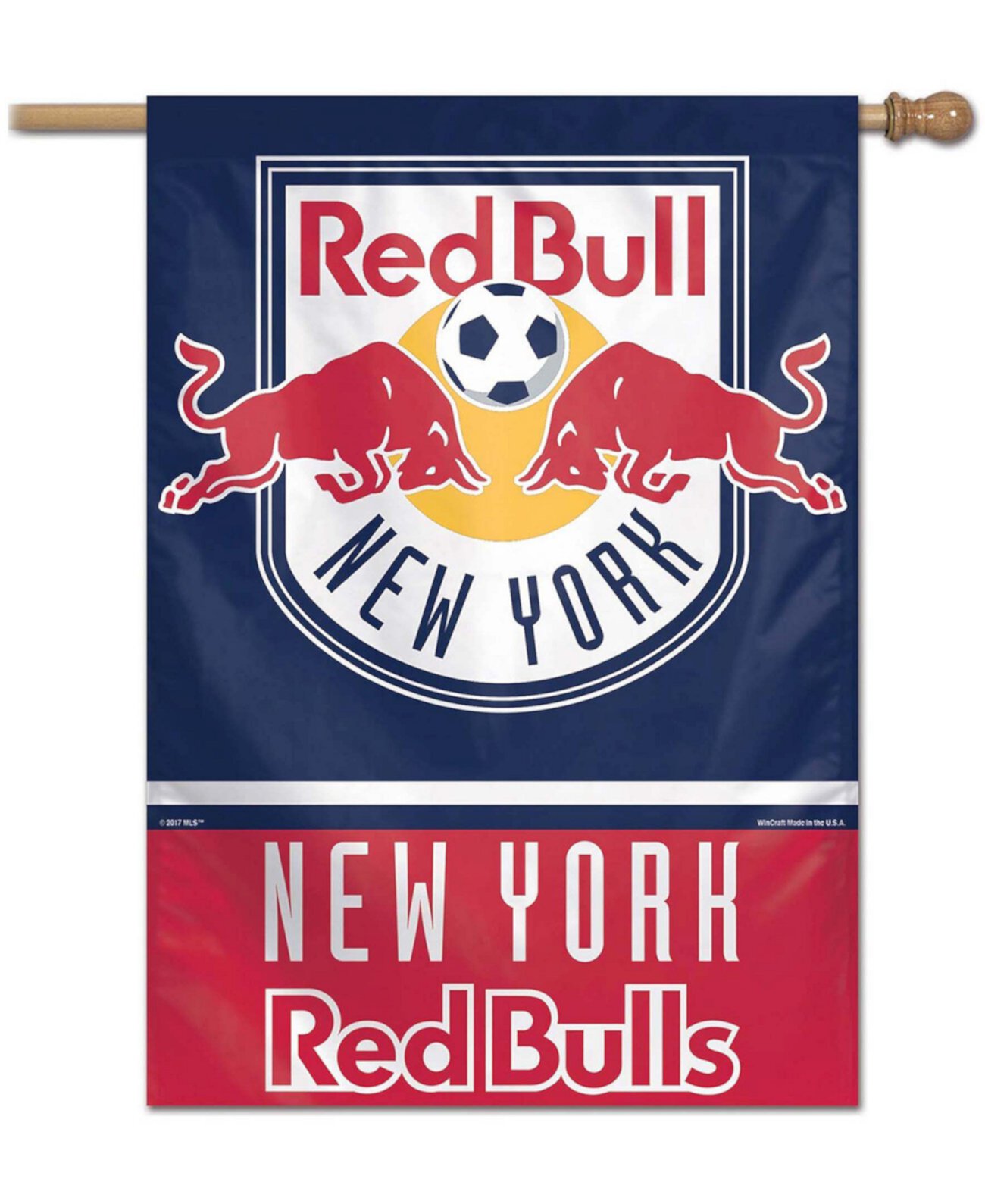 Односторонний вертикальный баннер Multi New York Red Bulls 28 x 40 дюймов Wincraft