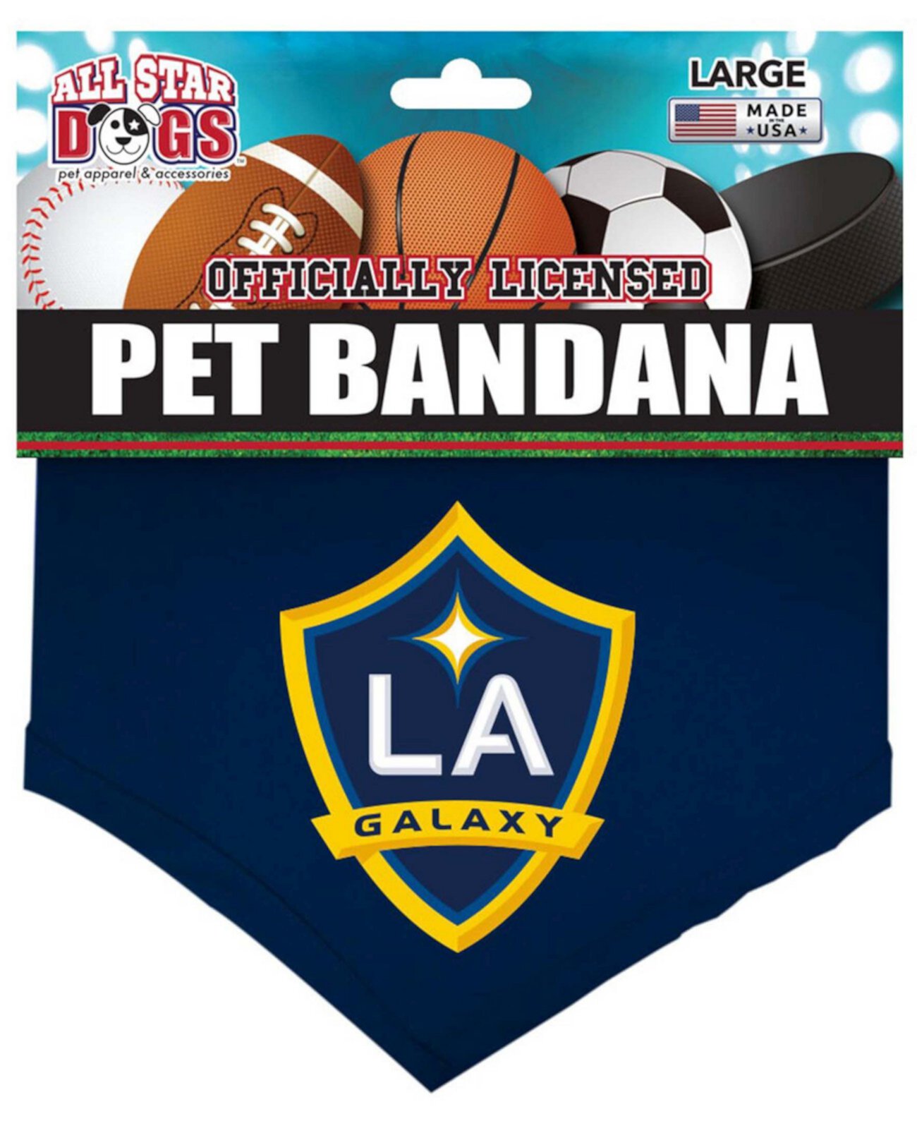 Бандана темно-синего цвета LA Galaxy Pet All Star Dogs
