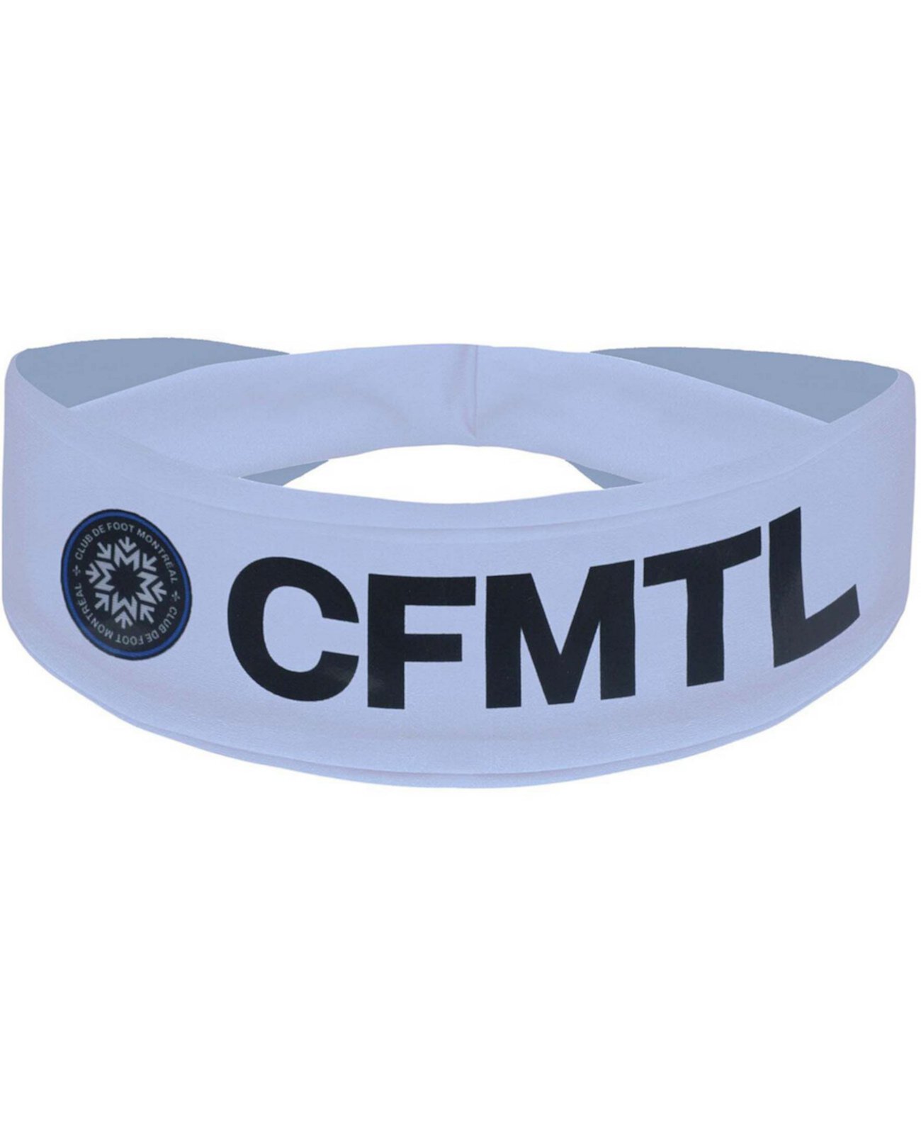 Охлаждающая повязка на голову с логотипом CHF Montral синего цвета Vertical Athletics