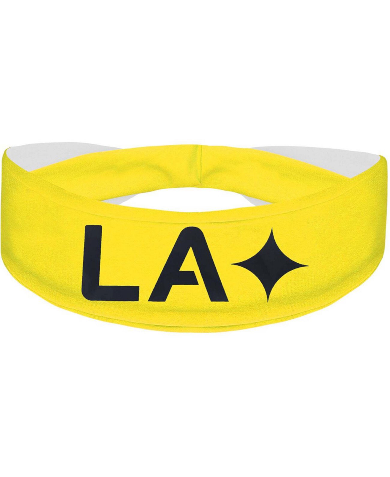 Золотистое охлаждающее оголовье LA Galaxy с альтернативным логотипом Vertical Athletics