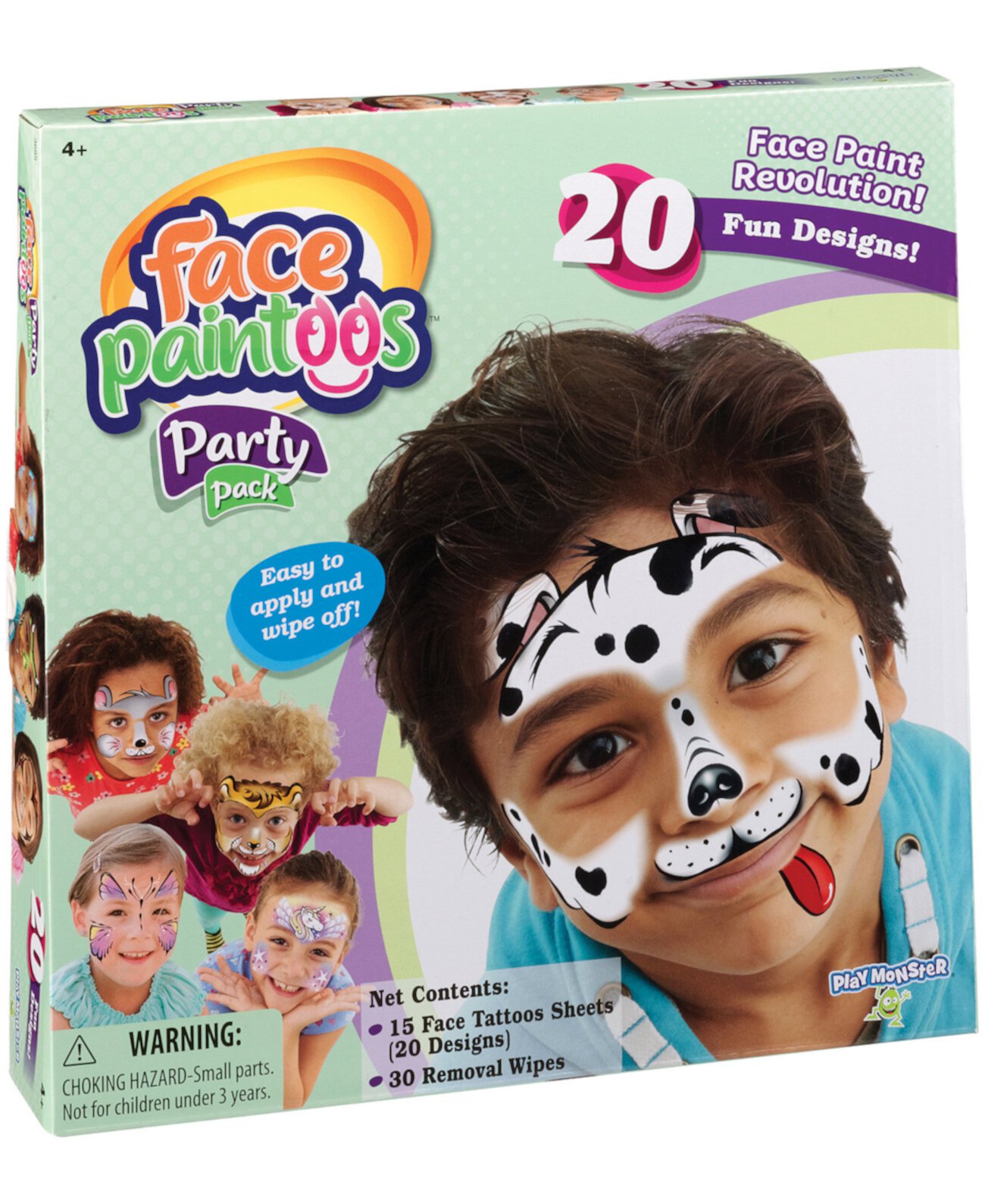 Набор для вечеринки Face Paintoos PLAYMONSTER