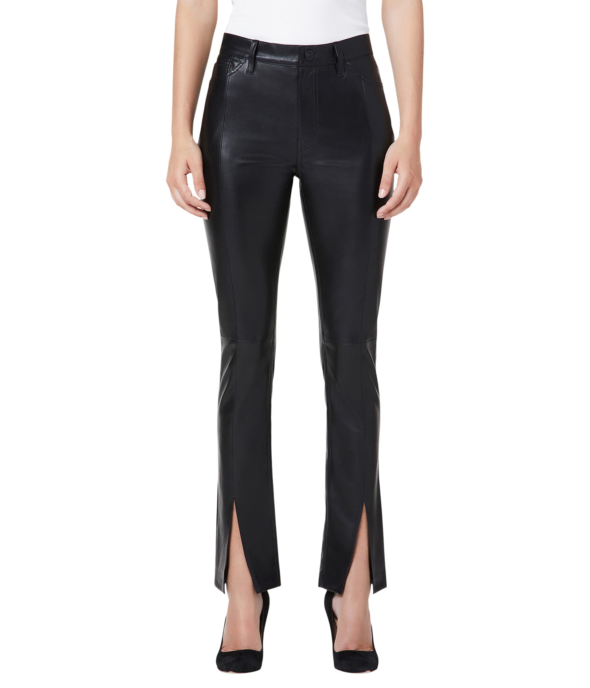 Barbara с прямой кромкой до щиколотки с высокой талией в цвете Black Beauty Hudson Jeans
